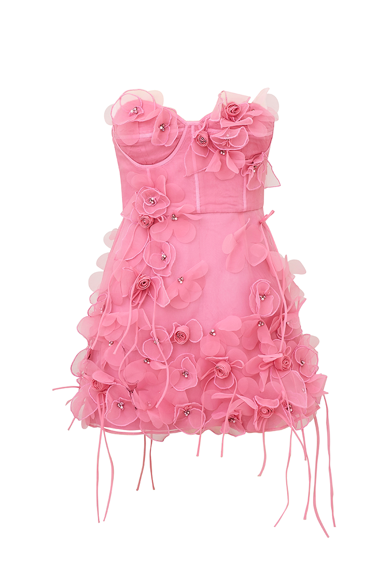Sabila Organza Mini Dress-morningim