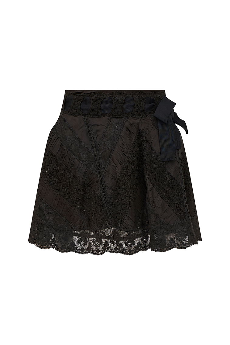 Shayda Lace Mini Skirt-morningim