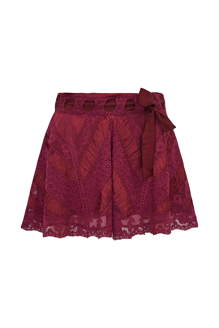 Shayda Lace Mini Skirt-morningim