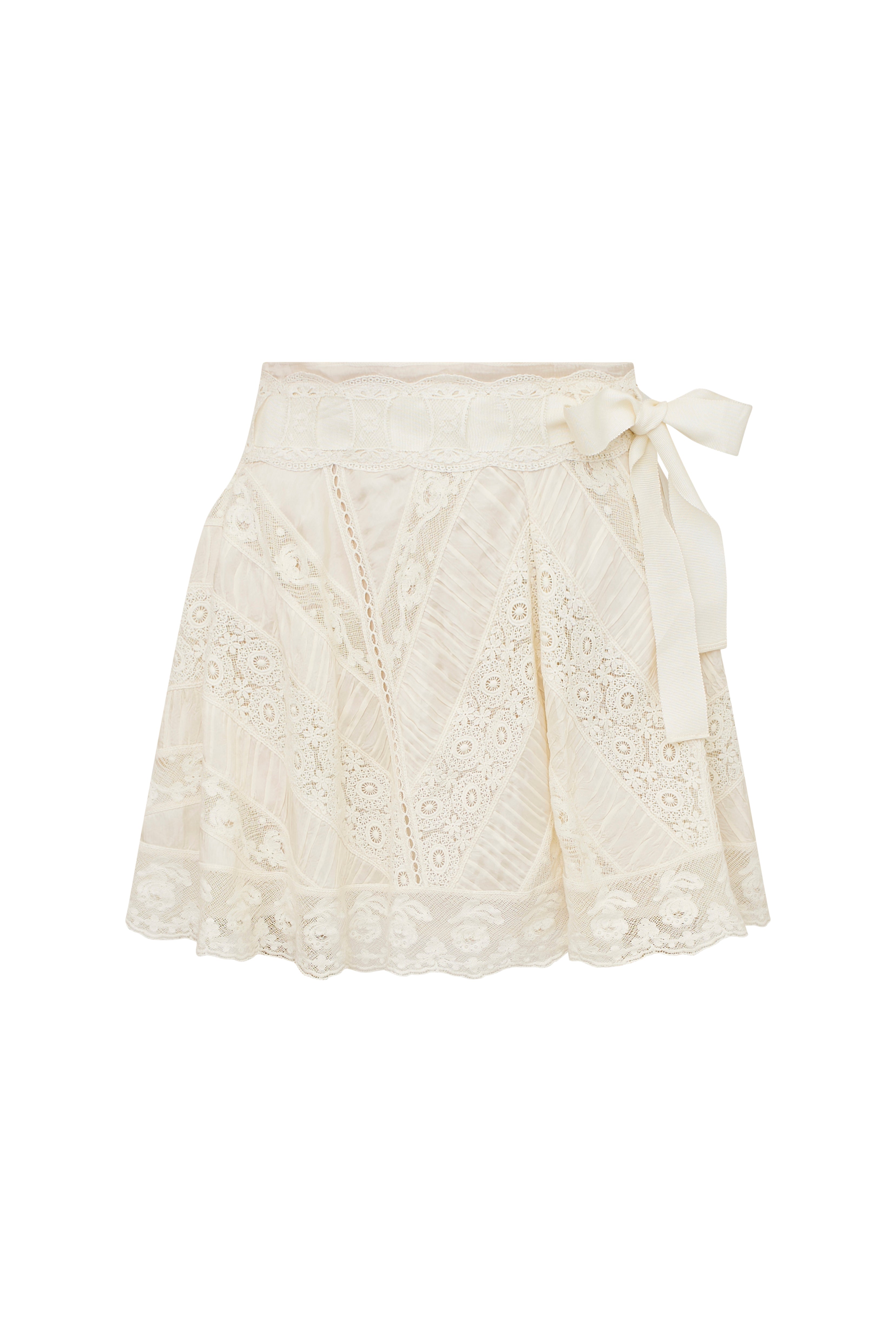 Shayda Lace Mini Skirt-morningim