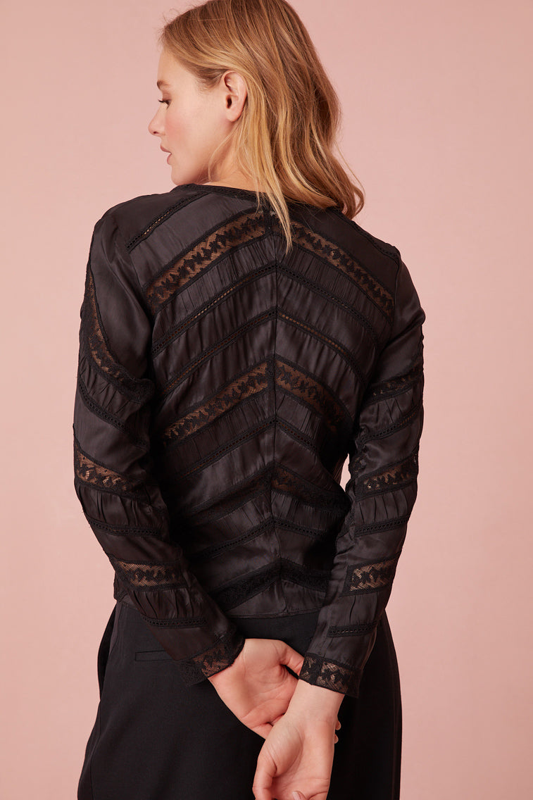 Tandra V-Neck Blouse-morningim