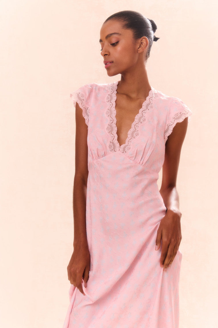 Theodore Printed Maxi Dress-morningim