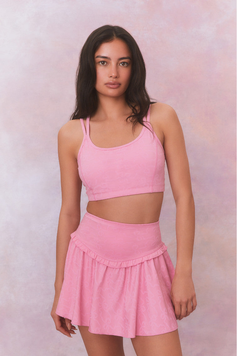 Aiden Bow Print Sports Bra-ROSABELLE-morningim