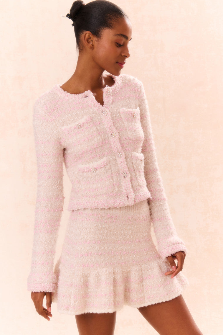Velman Knit Mini Skirt-morningim