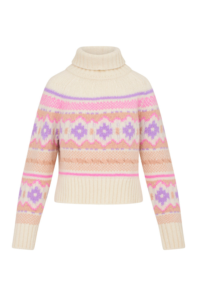 Isana Alpaca Turtleneck Pullover-morningim