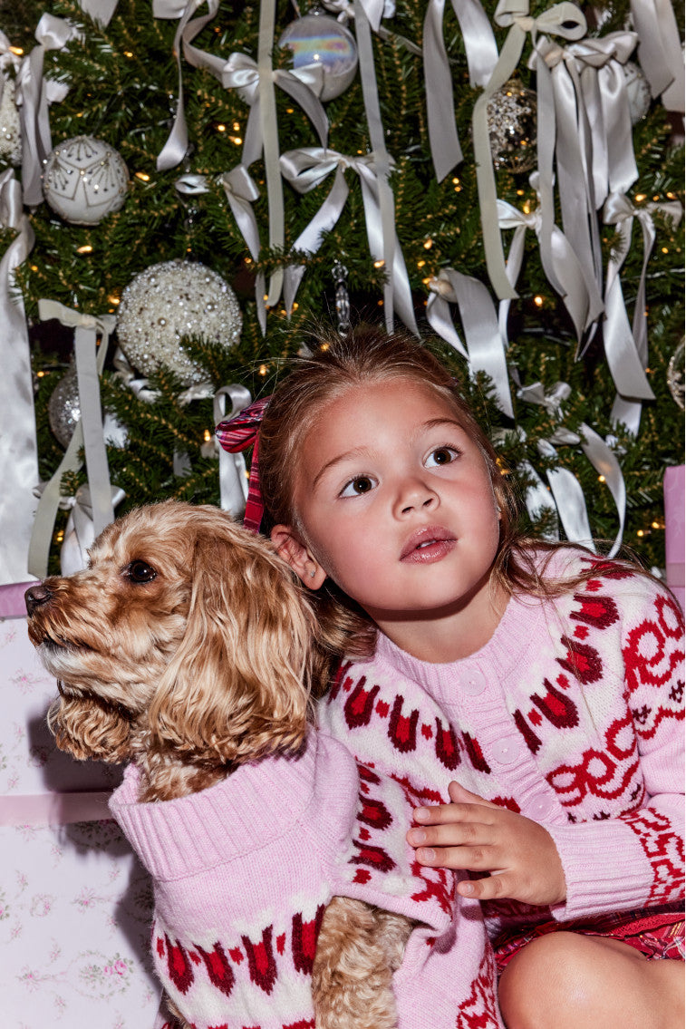 Arindia Wool Fair Isle Dog Sweater-morningim