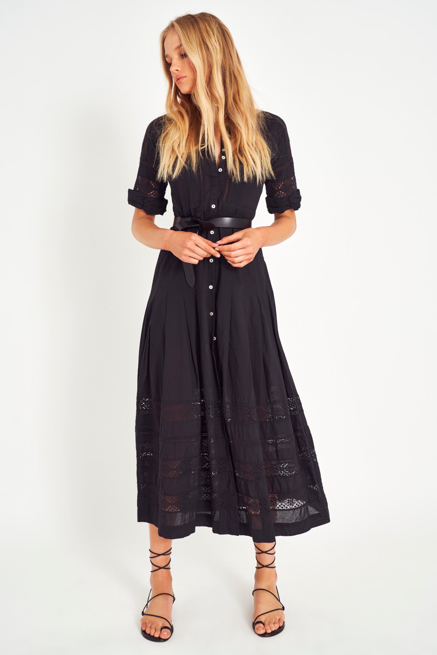 Edie Cotton Midi Dress-morningim