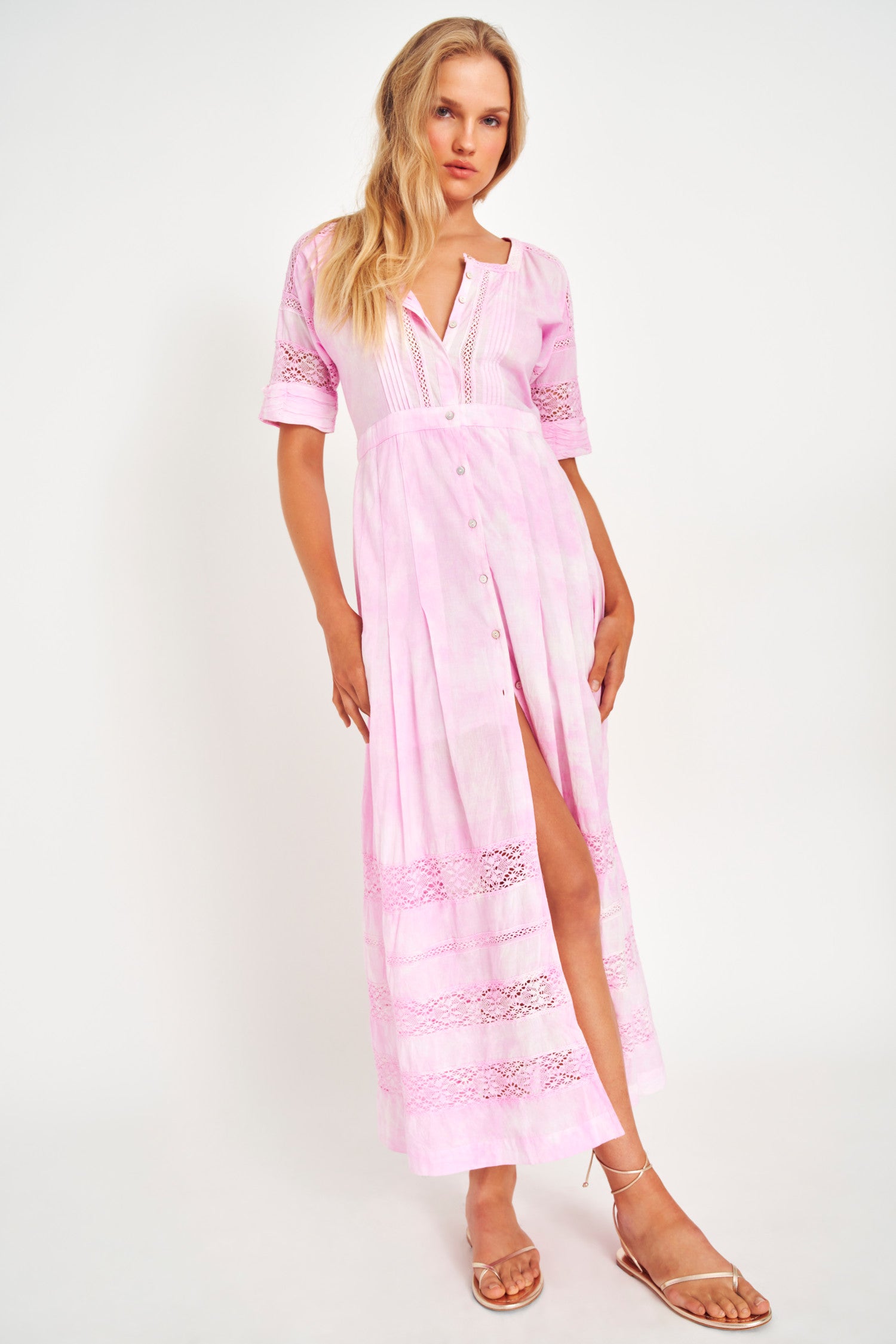 Edie Cotton Midi Dress-morningim