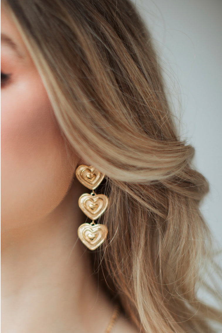 Heartbeat Earrings by Evie Jewelry-morningim