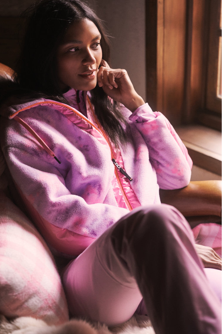 BOGNER FIRE+ICE x Morningim Ninetta Fleece Jacket - HIBISCUS-morningim