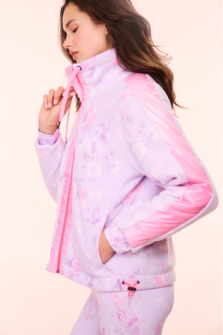 BOGNER FIRE+ICE x Morningim Ninetta Fleece Jacket - HIBISCUS-morningim
