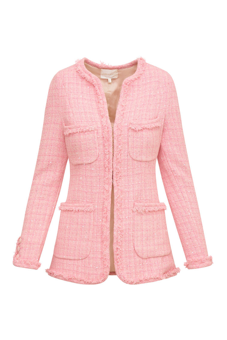Adrina Sparkle Tweed Jacket-morningim