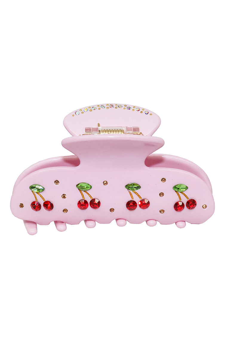 Emijay Pink Cherry Pie Claw Clip-morningim
