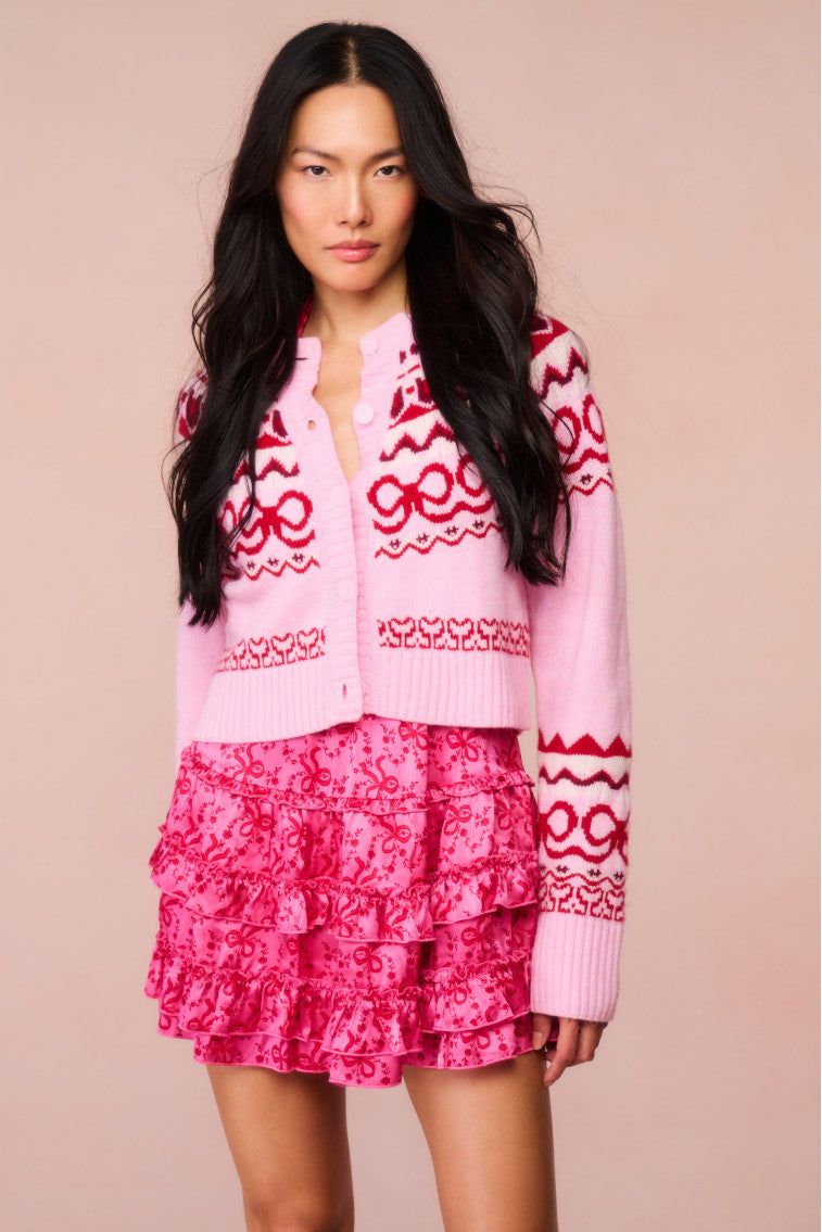 Shantae Wool Knit Cardigan - CHERRY JUBILEE-keyifs