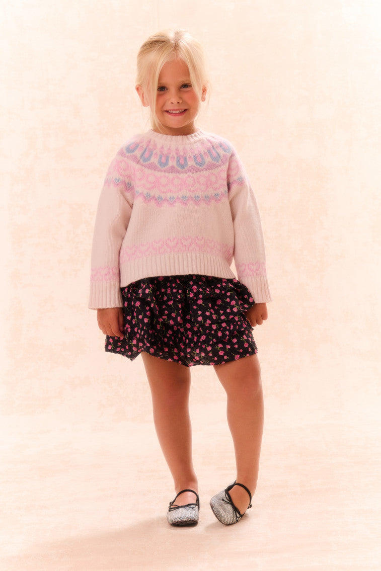 Girls Albine Wool Pullover-keyifs