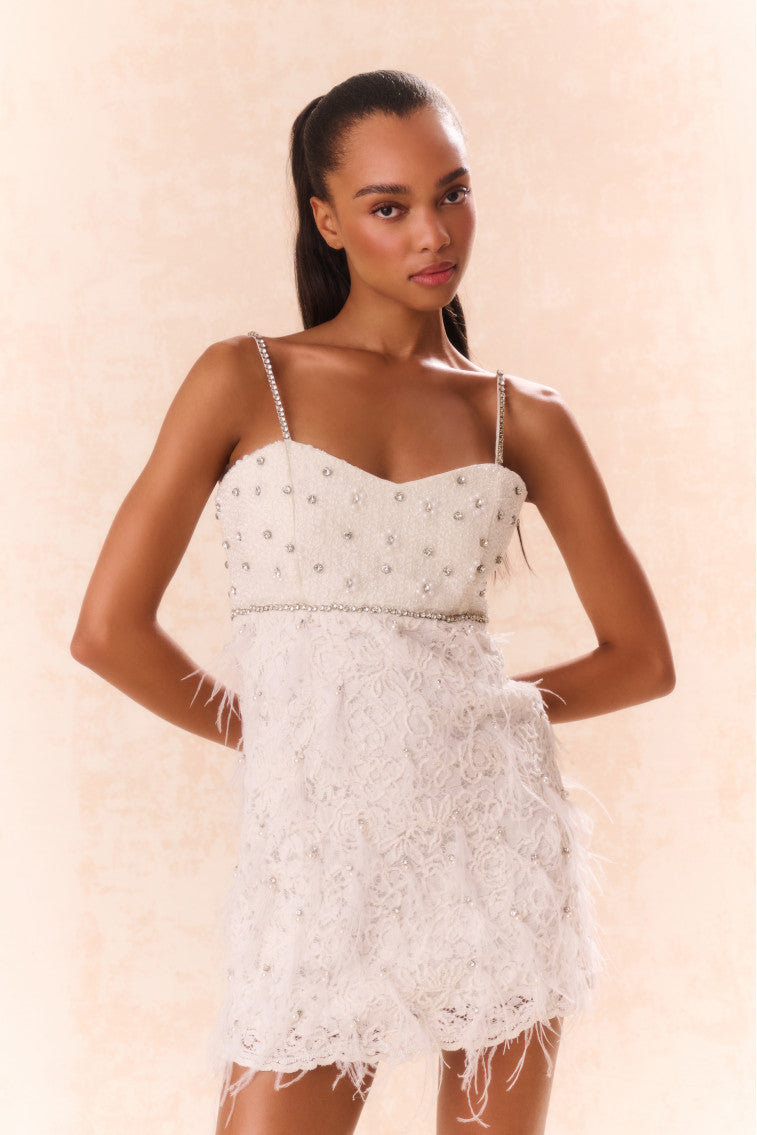 Brianne Beaded Mini Dress-keyifs
