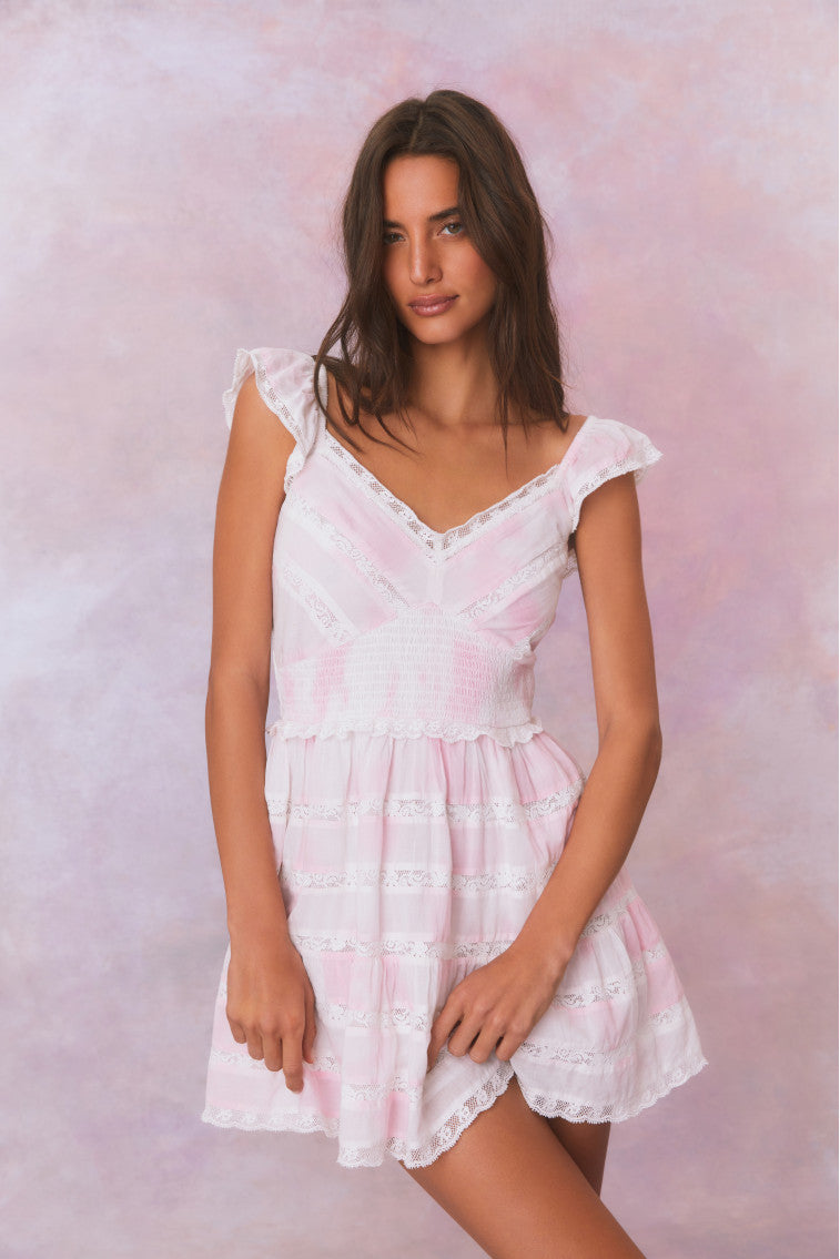 Finny Hand Dyed Mini Dress-keyifs