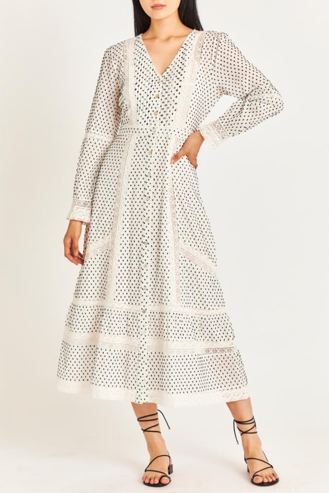 Desert Victorian Midi Dress-keyifs