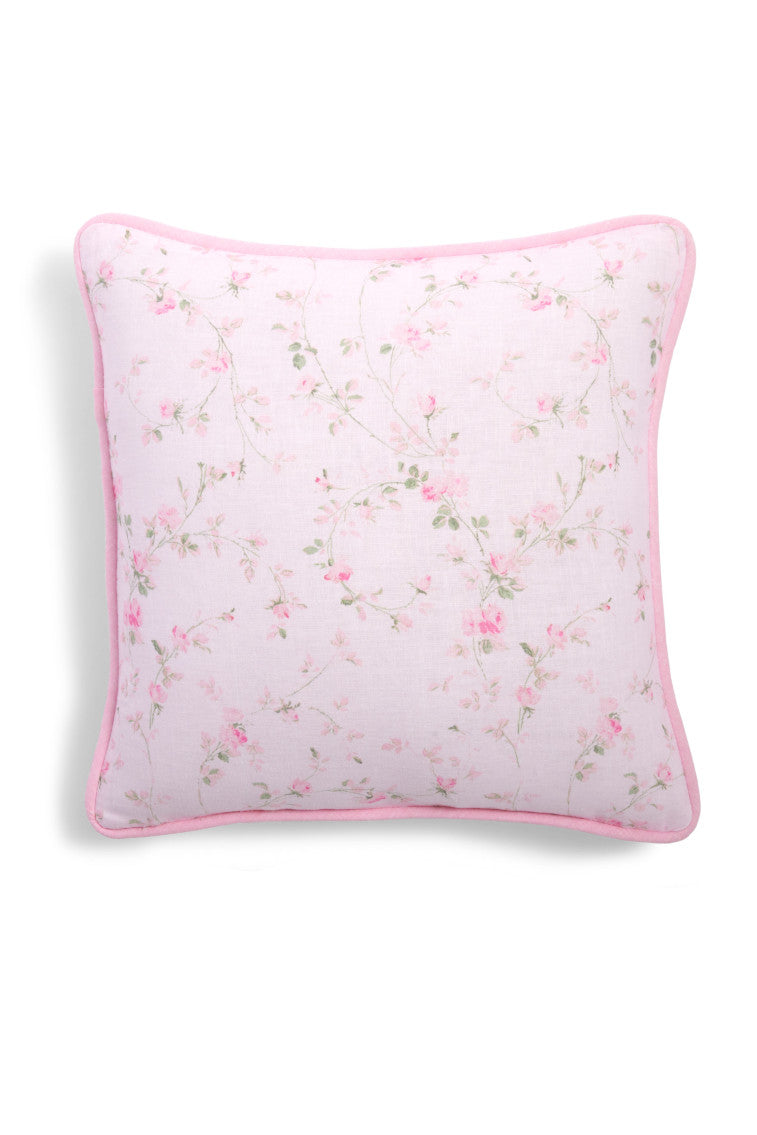 Linen Throw Pillow - PARISIAN PINK-keyifs