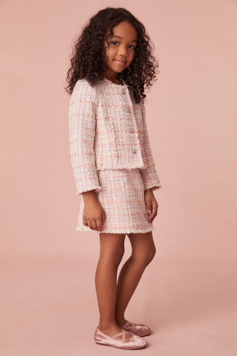 Girls Medine Tweed Jacket-keyifs