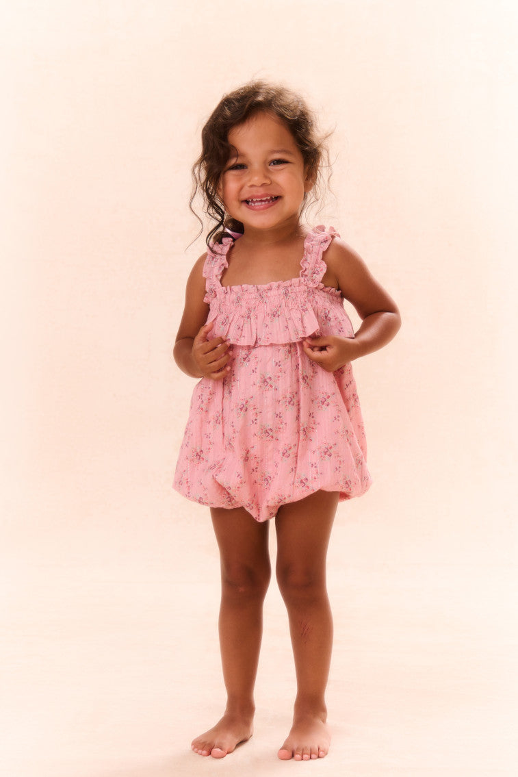 Baby Nadiana Cotton Floral Pinafore-keyifs
