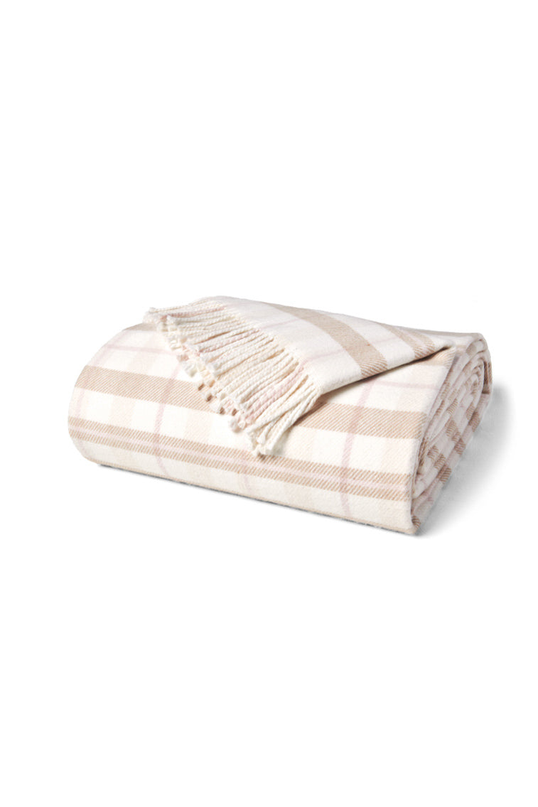 Queen Plaid Throw Blanket - SUGAR PLAID-keyifs