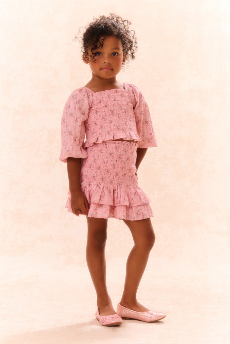 Girls Malva Cotton Top-keyifs