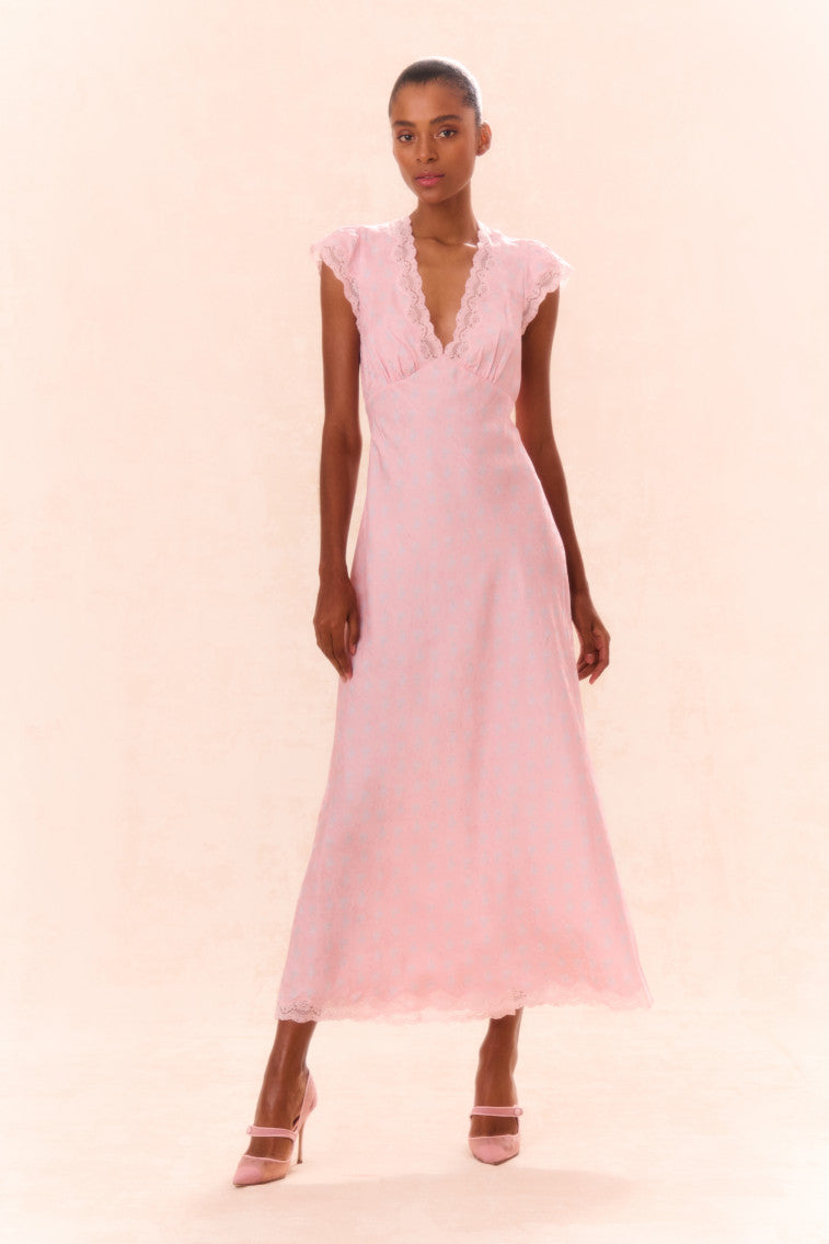 Theodore Printed Maxi Dress-keyifs
