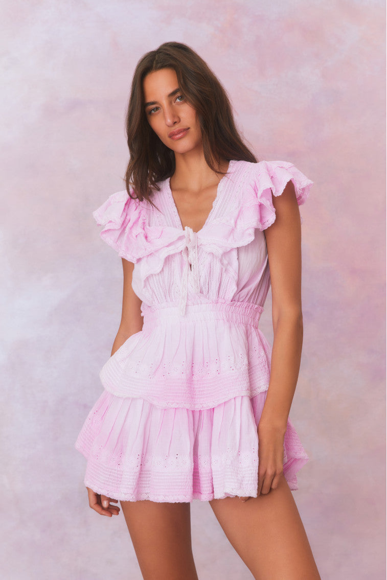 Gwen Hand Dyed Upcycled Mini Dress-keyifs