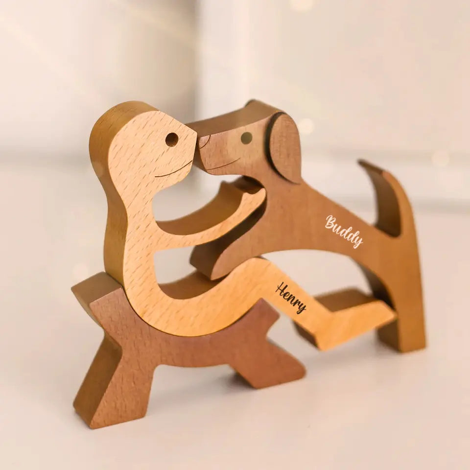 Personalized Custom Wooden Pet Carvings - The Love Between You And Your Fur-Friend