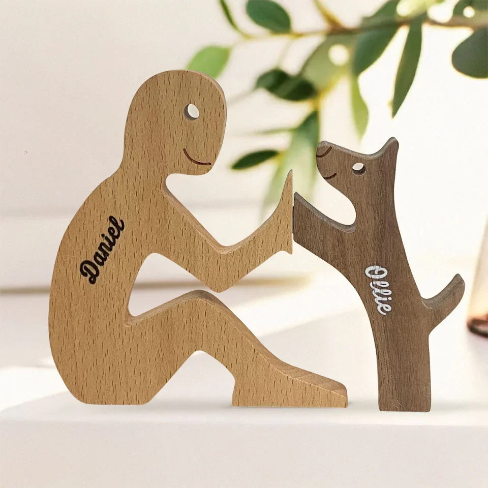 Because Of The Dog’s Joyfulness, Our Own Is Increased - Dog Personalized Custom Shaped Wooden Art Puzzle 