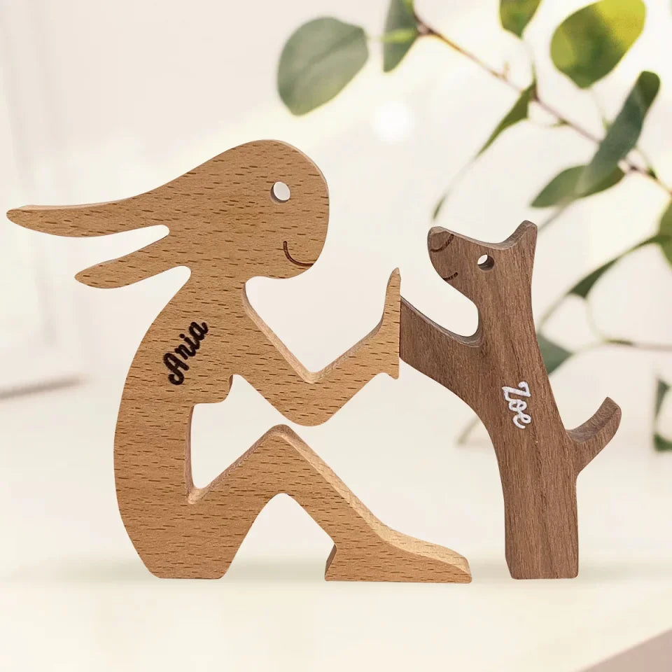 Because Of The Dog’s Joyfulness, Our Own Is Increased - Dog Personalized Custom Shaped Wooden Art Puzzle 