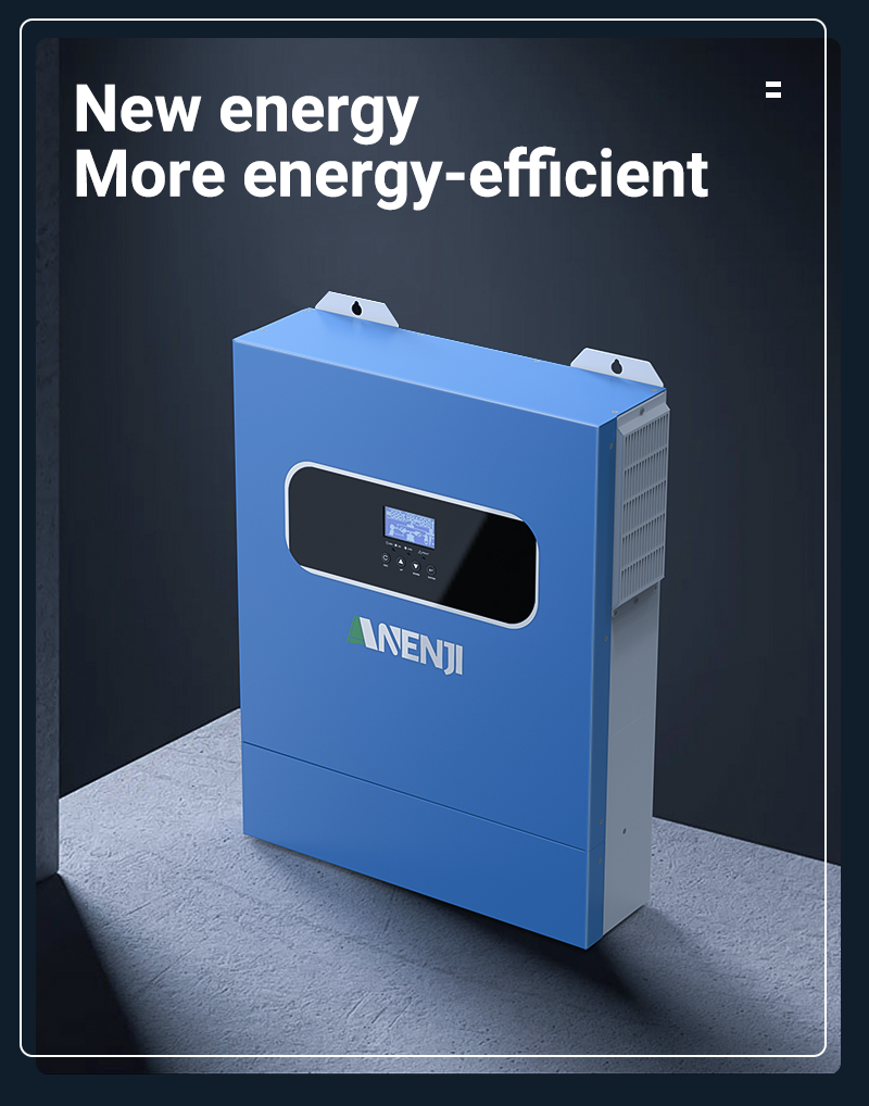 UK WAREHOUSE--ANENJI 11KW Hybrid Solar Inverter 48V 230VAC Photovoltaic Inverter Off Grid Tie Built in 160A Dual MPPT Solar Charge Controller PV 500V