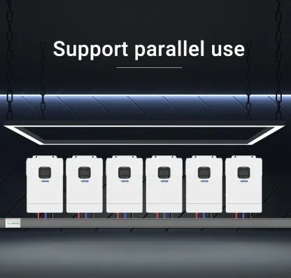 ANENJI 6.5KW 48V Hybrid Solar Inverter 110V Pure Sine Photovoltaic On Grid Off Grid Inversor PV 300V 150A MPPT Solar Charge Controller