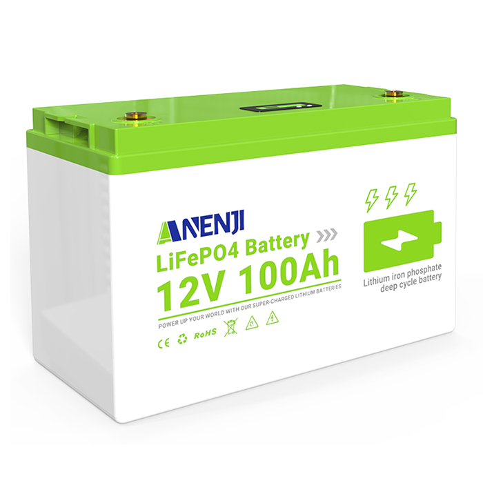 12V 100Ah 1280WH LiFePO4 Battery RV Boot Solar Golf Cart Battery Built-in BMS Grade Lithium Iron Phosphate Off-Road Off-grid