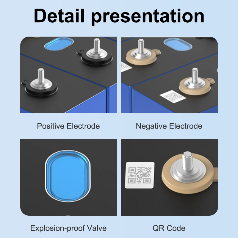 Pre-Sale!!! ANENJI 3.2V 100Ah lifepo4 battery cell lithium iron phosphate battery lifepo4 Battery cells (4pcs per Carton)