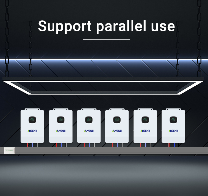 ANENJI 12KW-36KW 48V 3-Phase Off-Grid Solar Inverter 2*MPPT Max. Parallel 6 units