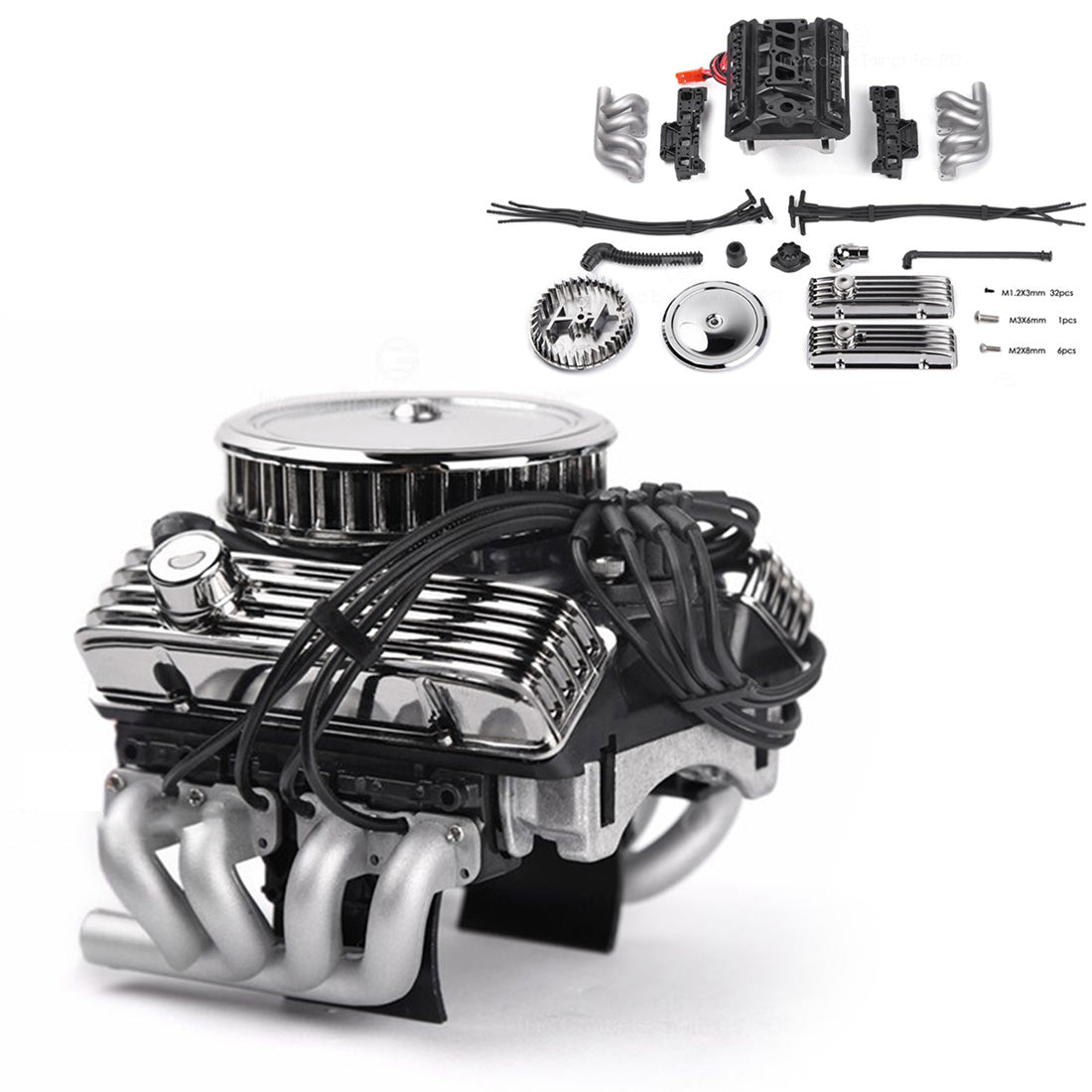 Kit De 5 Pignons Moteur En Alliage D'aluminium 16T-20T - Pour Voitures RC 1/10 Type S, CS, R31, SCX10, AX10 - Axe 3,175 Mm