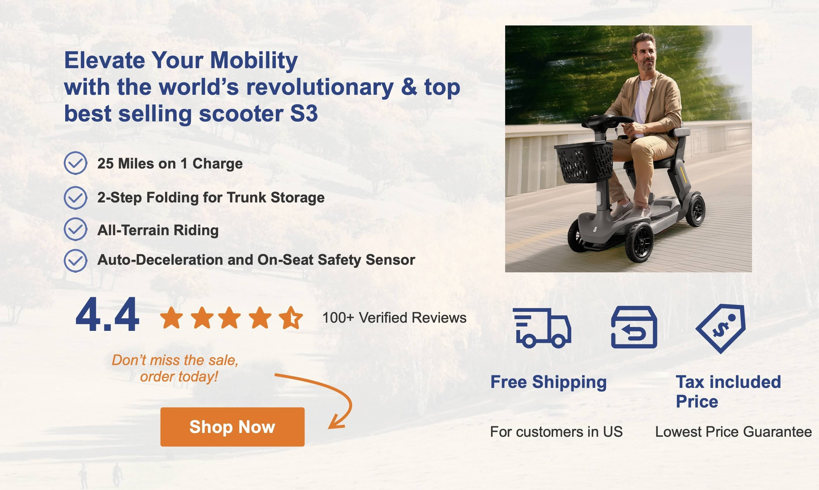 Glashow S3 Mobility Scooter