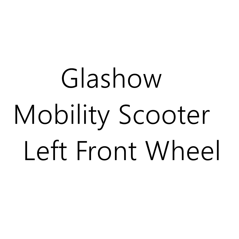 Glashow Mobility Scooter Left Front Wheel