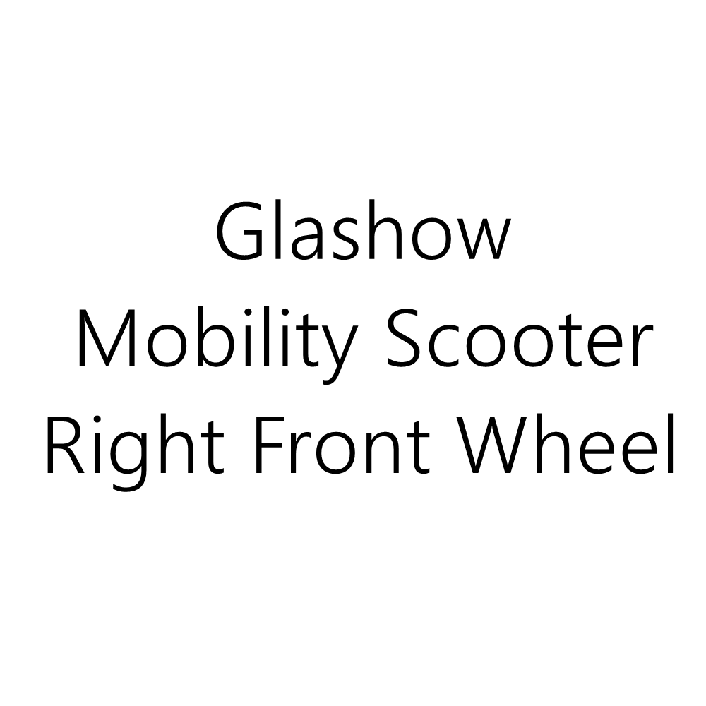 Glashow Mobility Scooter Right Front Wheel