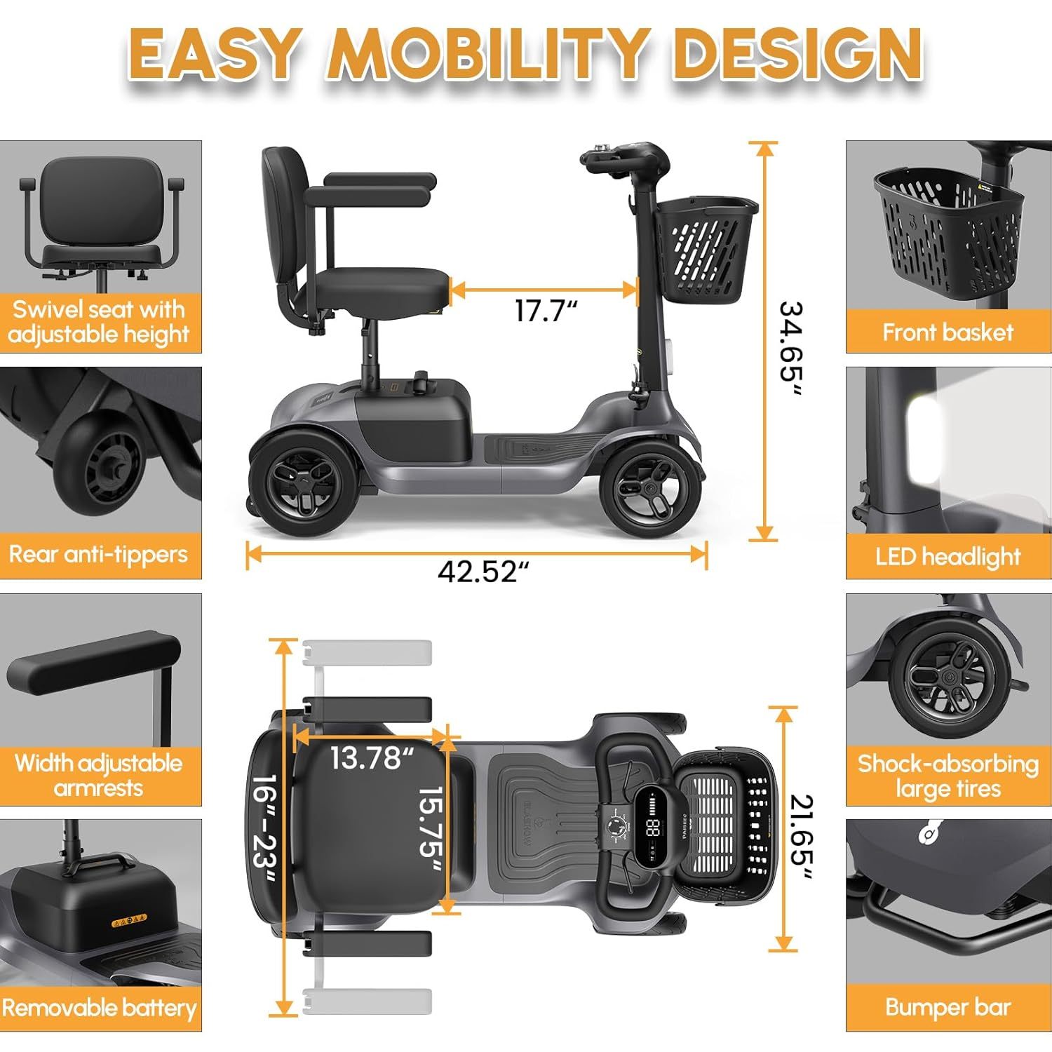 Glashow Mobility Scooter S1