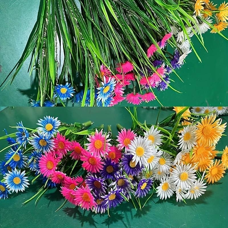 Solar Garden Lights Outdoor Chrysanthemum Solar Outdoor Lights Decorative With Colorful String Lights Upgraded Waterproof Solar Garden Decor For Yard Patio Landscape Decoration 2023 - US $11.99 –P8