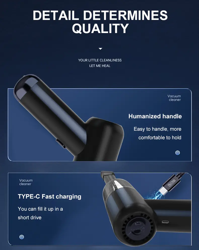 wireless handheld high suction mini car vacuum cleaner cordless 10000pa suction lightweight vacuum for home car comeswith battery details 16