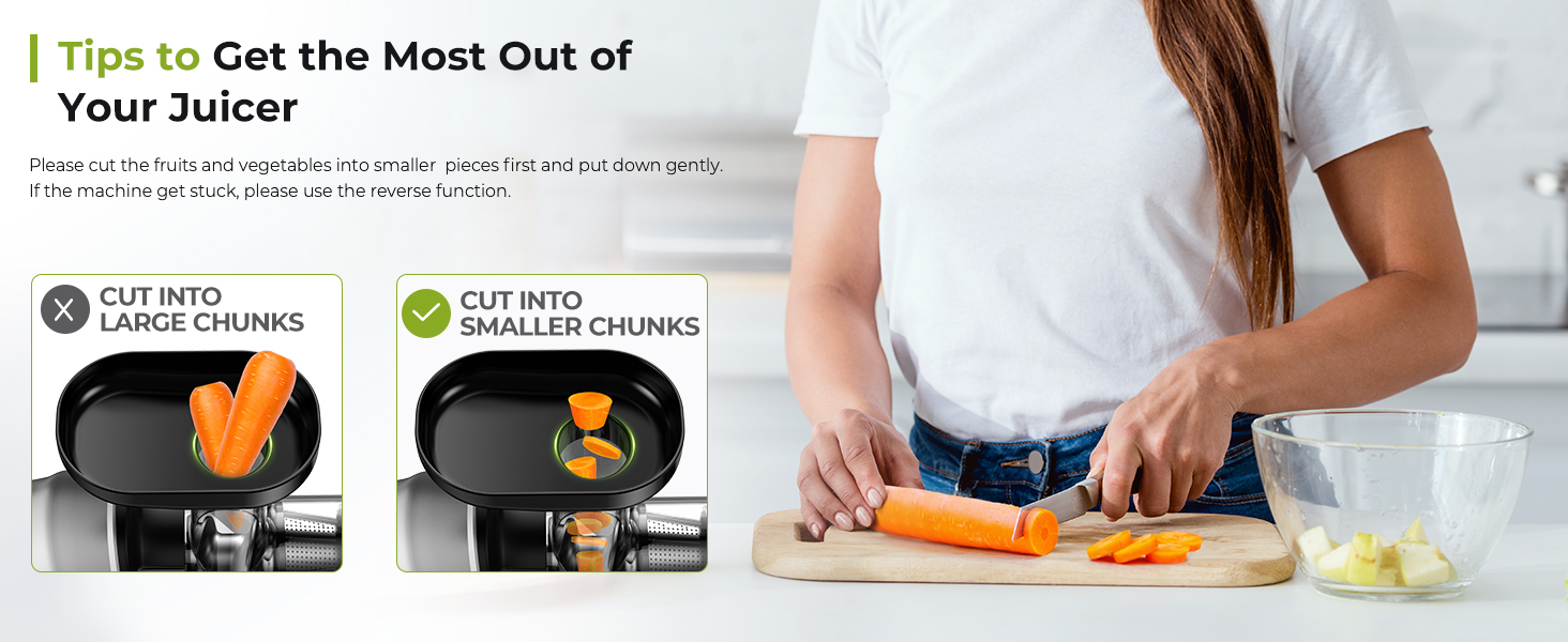 cut into smaller chunks