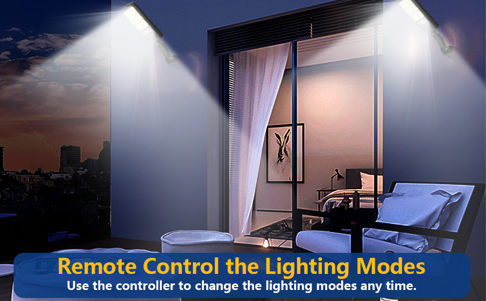 Remote Control Solar Wall Lights