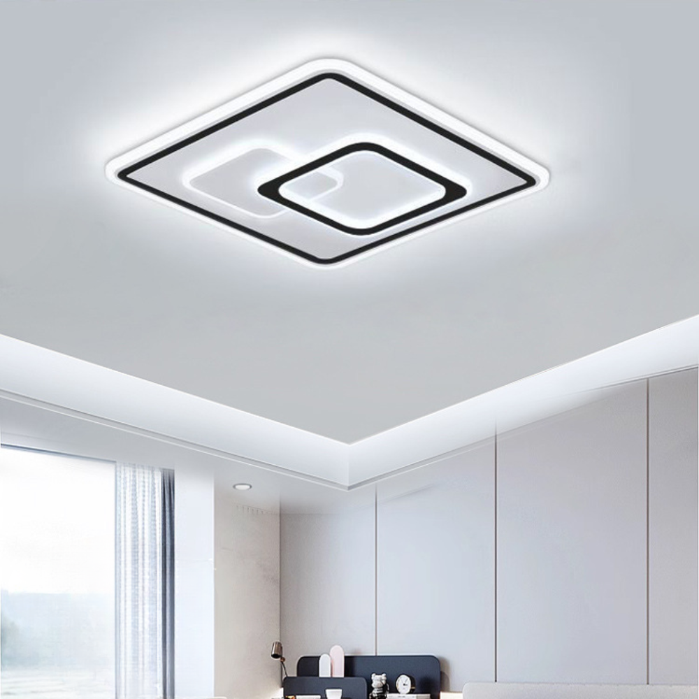Lacey Linear Square Flush Mount Ceiling Light
