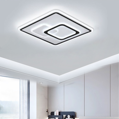 Lacey Linear Square Flush Mount Ceiling Light