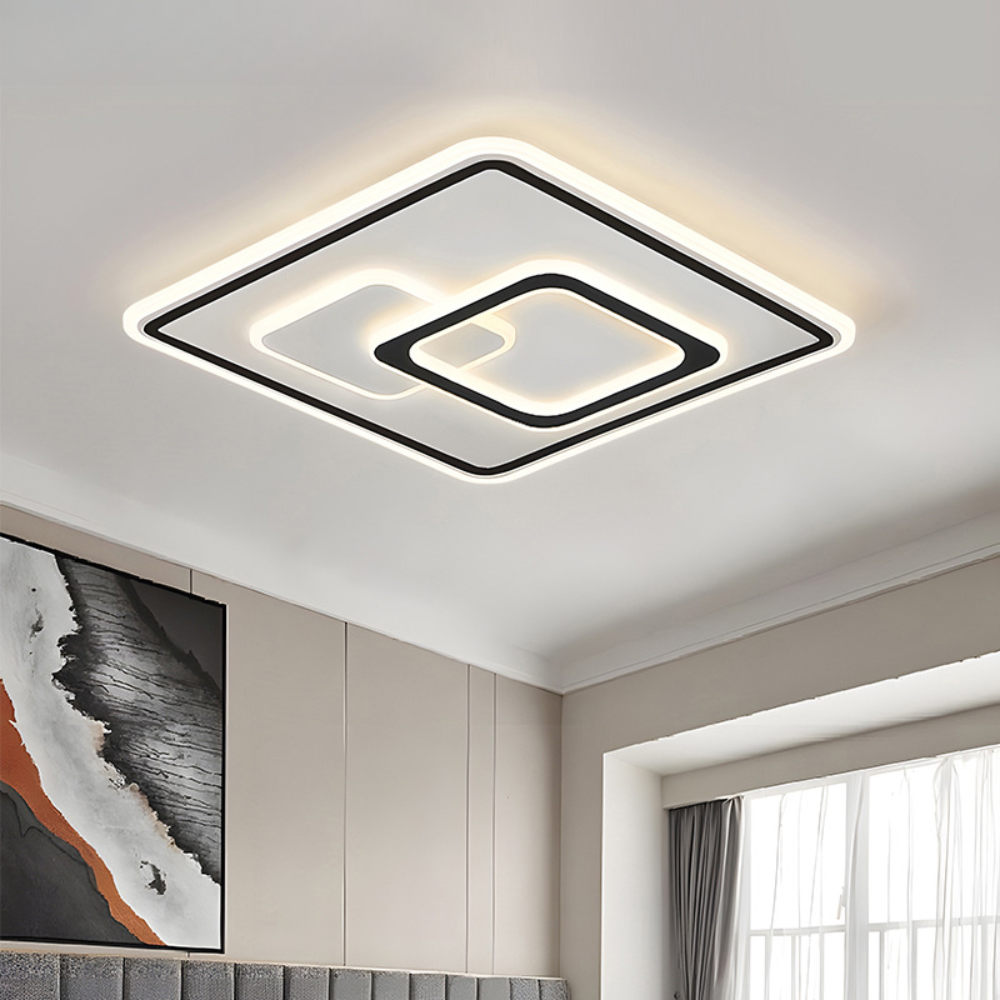 Lacey Linear Square Flush Mount Ceiling Light