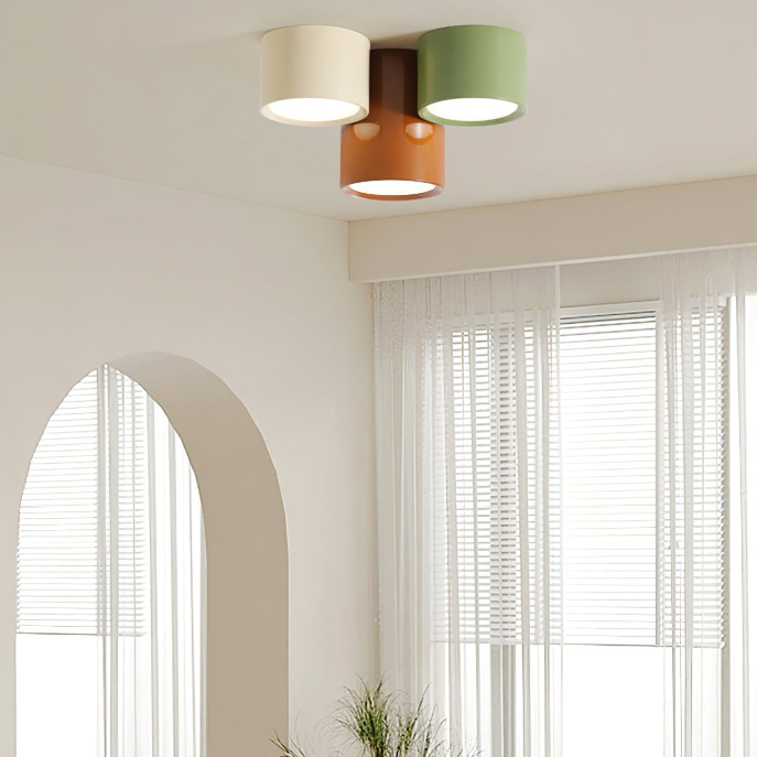 Morandi Colorful Combination Flush Mount Ceiling Light